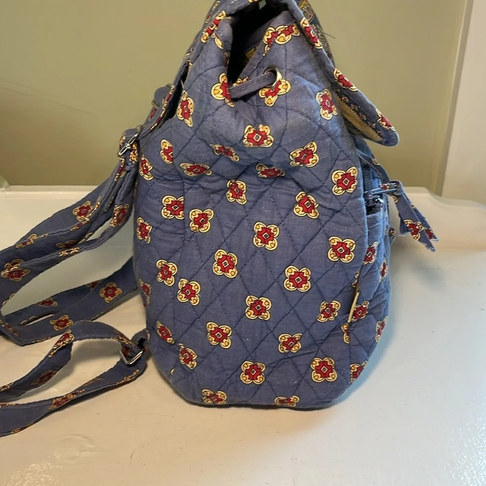 MaggiB Blue Quilted Backpack